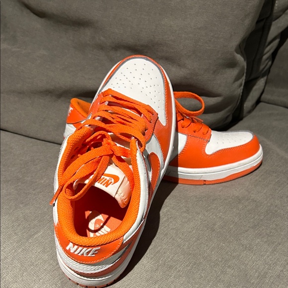 Orange and White sneakers - Picture 3 of 3